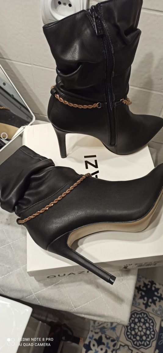 Botki 39 Quazi buty damskie kozaki