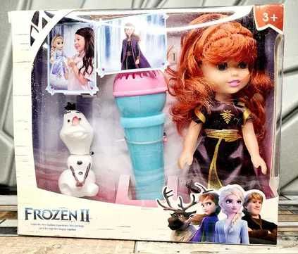 NOWA Lalka Anna Kraina Lodu frozen + mikrofon nowa zabawka