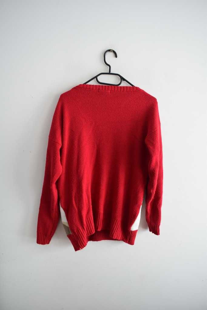 Blush świąteczny czerwony sweter m l 38 / 40