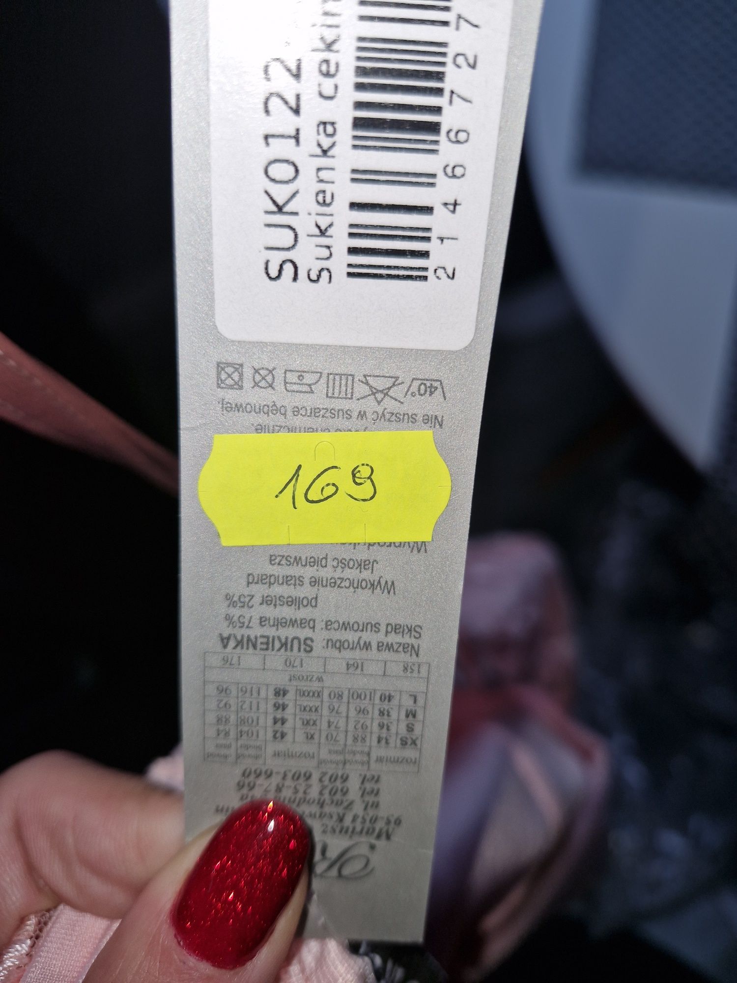 Sukienka nowa rozmiar 38