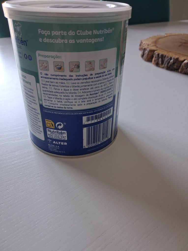 Leite bebé fórmula Hidrolisado