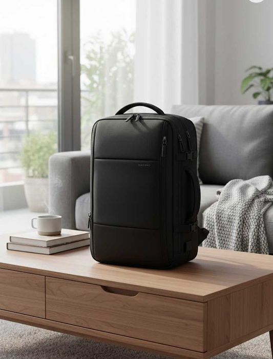 Mocny Plecak Do Samolotu Turystyczny Biznesowy Laptop 17,3 USB BANGE