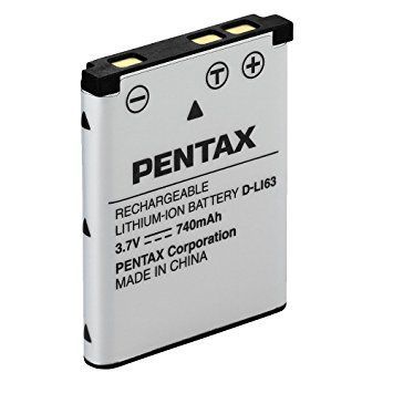 Pentax D-LI63 Rechargeable Lithium-Ion Battery (3.7V, 740mAh)Pentax