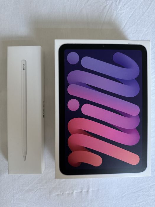 Ipad mini 6 roxo 64gb Wi-fi + Apple Pencil 2