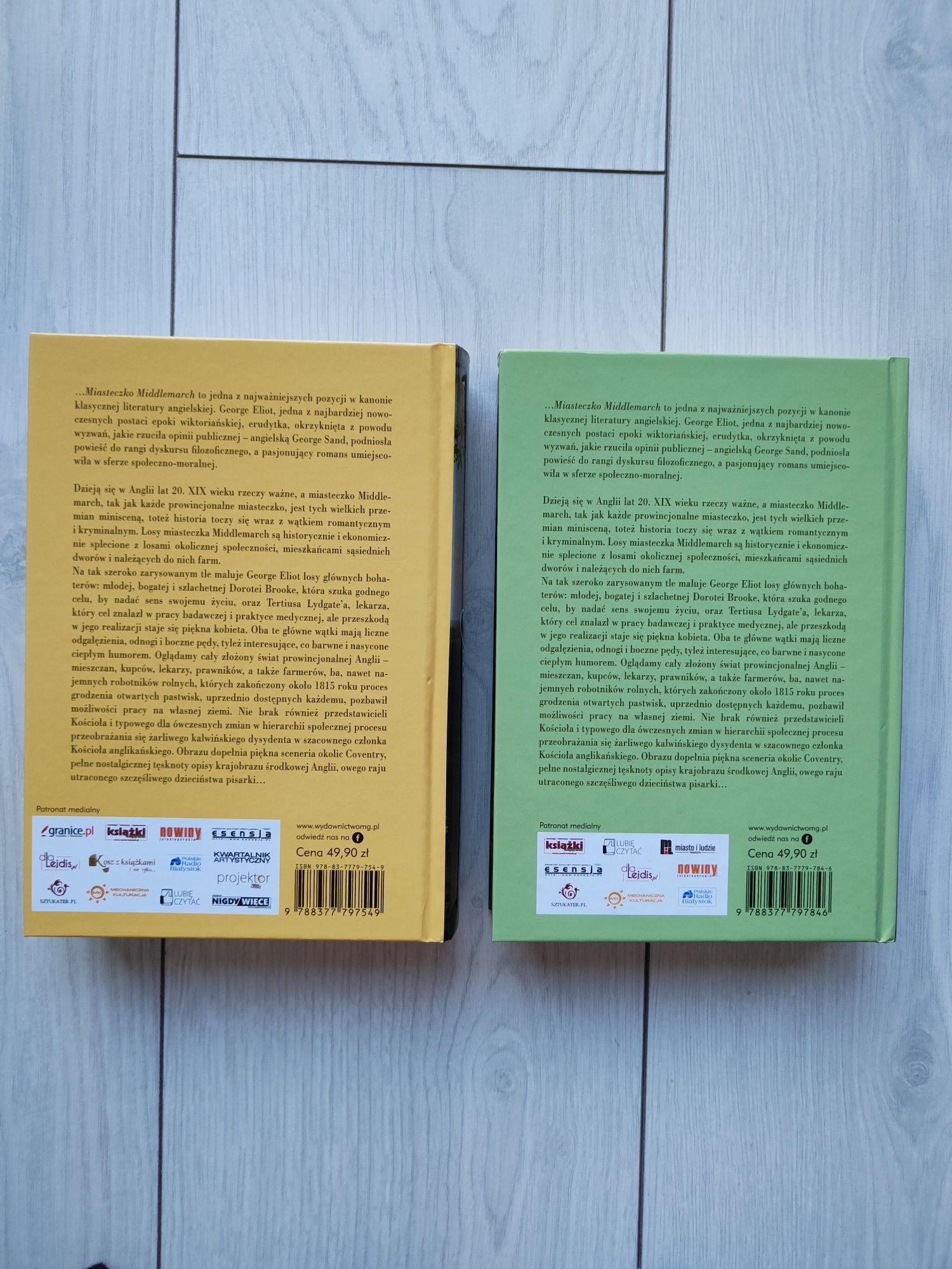 Miasteczko Middlemarch Tom I i II - George Eliot