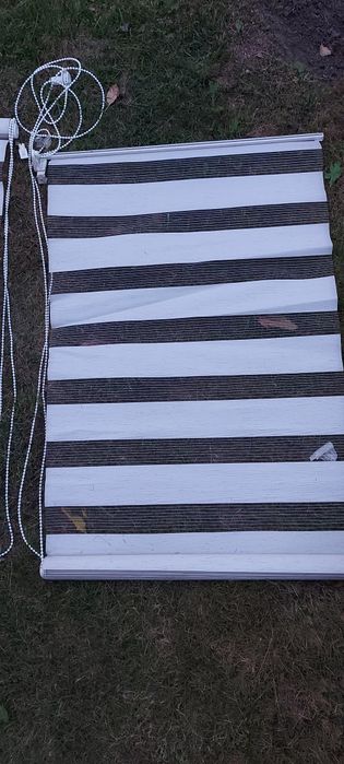 Rolety 5 szt. dzień-noc do naprawy lub części 160x72cm beż 160x74-5szt