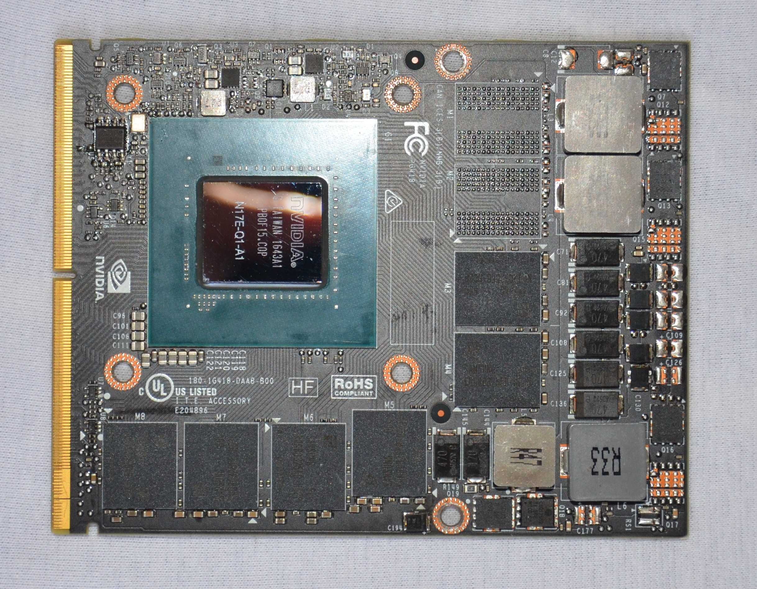 Nvidia P3000 Quadro 6GB GDDR5 MXM3.0  jak GTX 1060