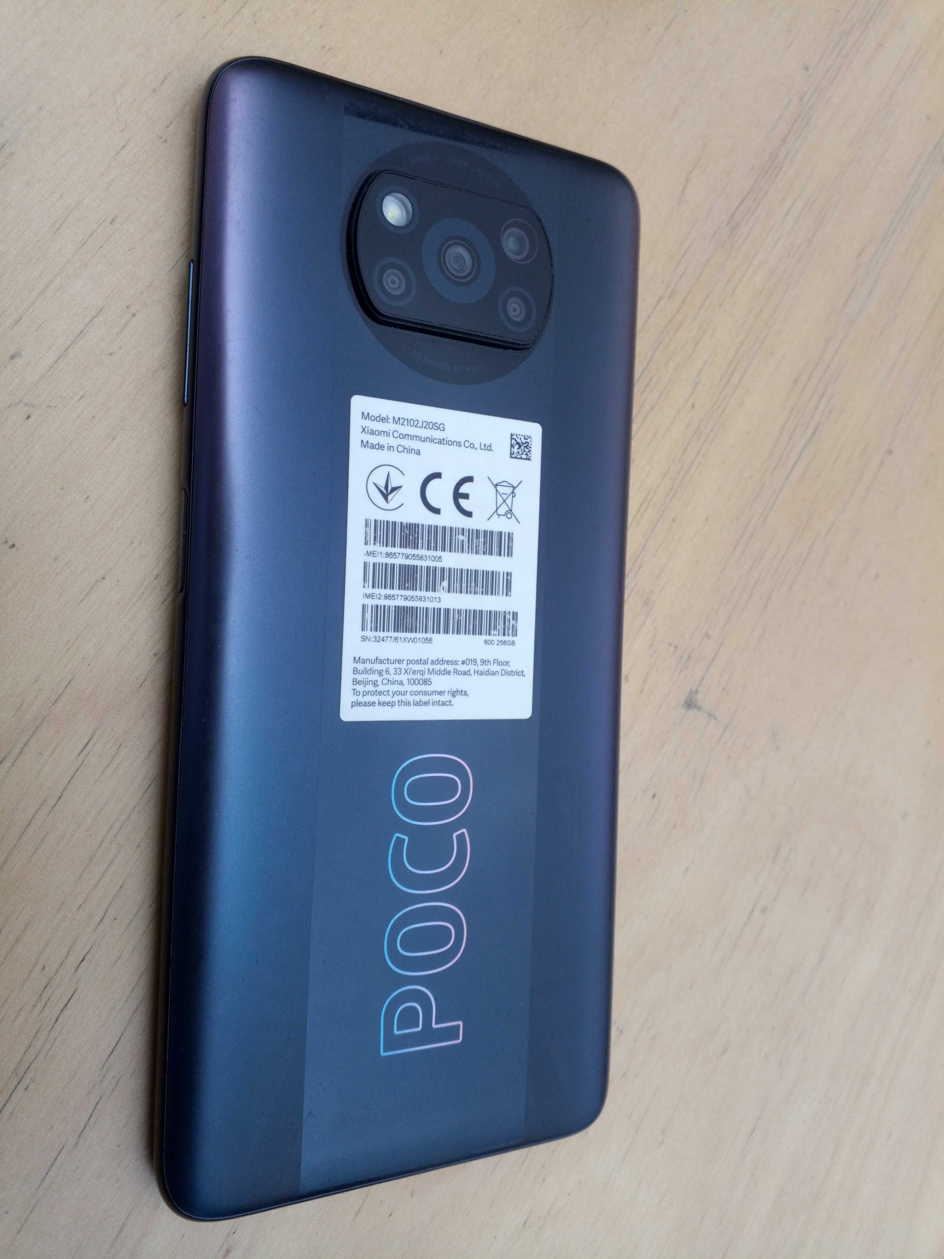 POCO X3 Pro Phantom Black 8/256 GB + 2 etui