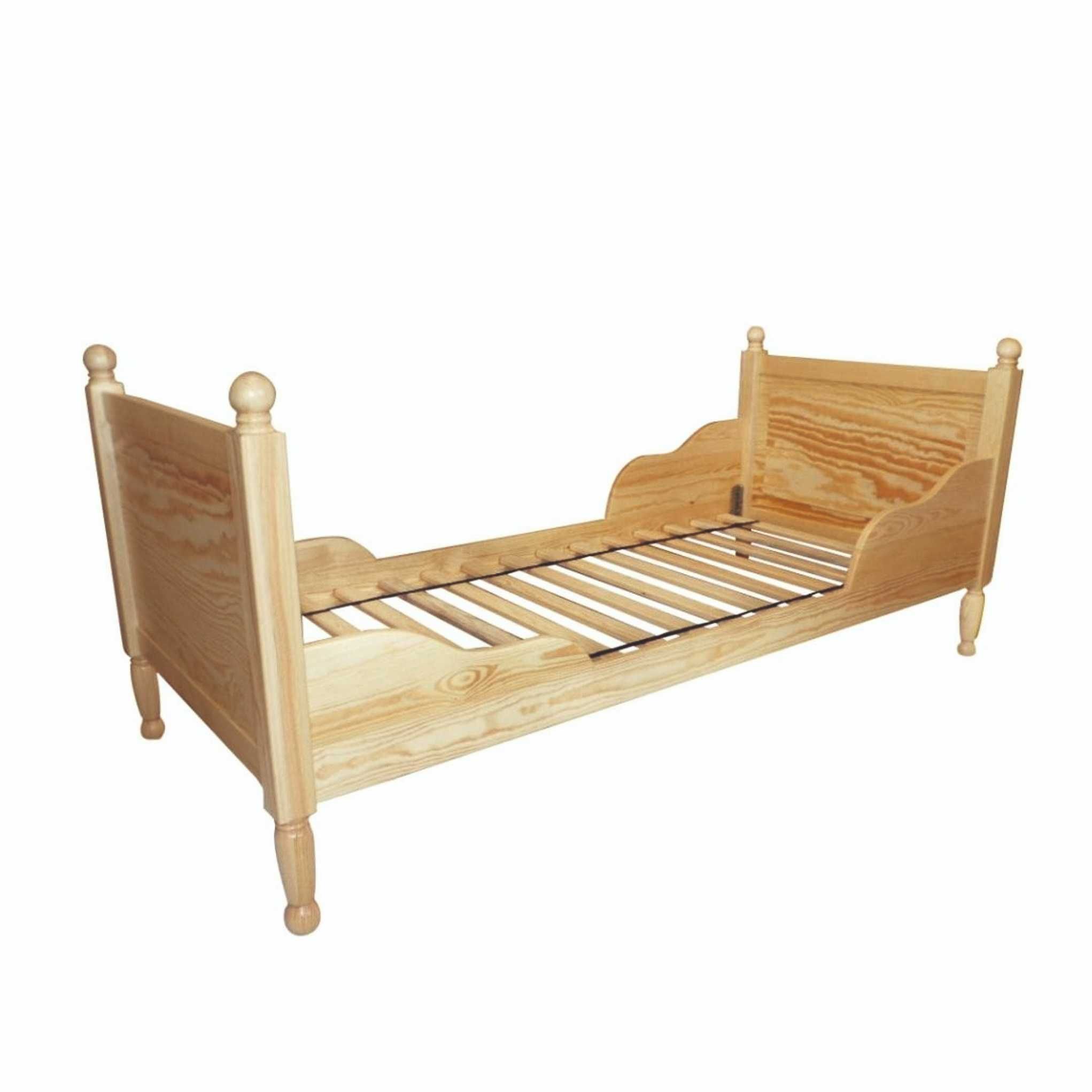 Łóżeczko dziecięce rozkładane do młodzieżowego drewniane
