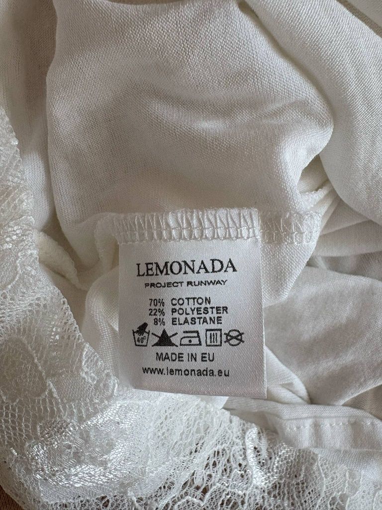 Nowa bluzka damska LeMonada 36 bawełna elastan poliester