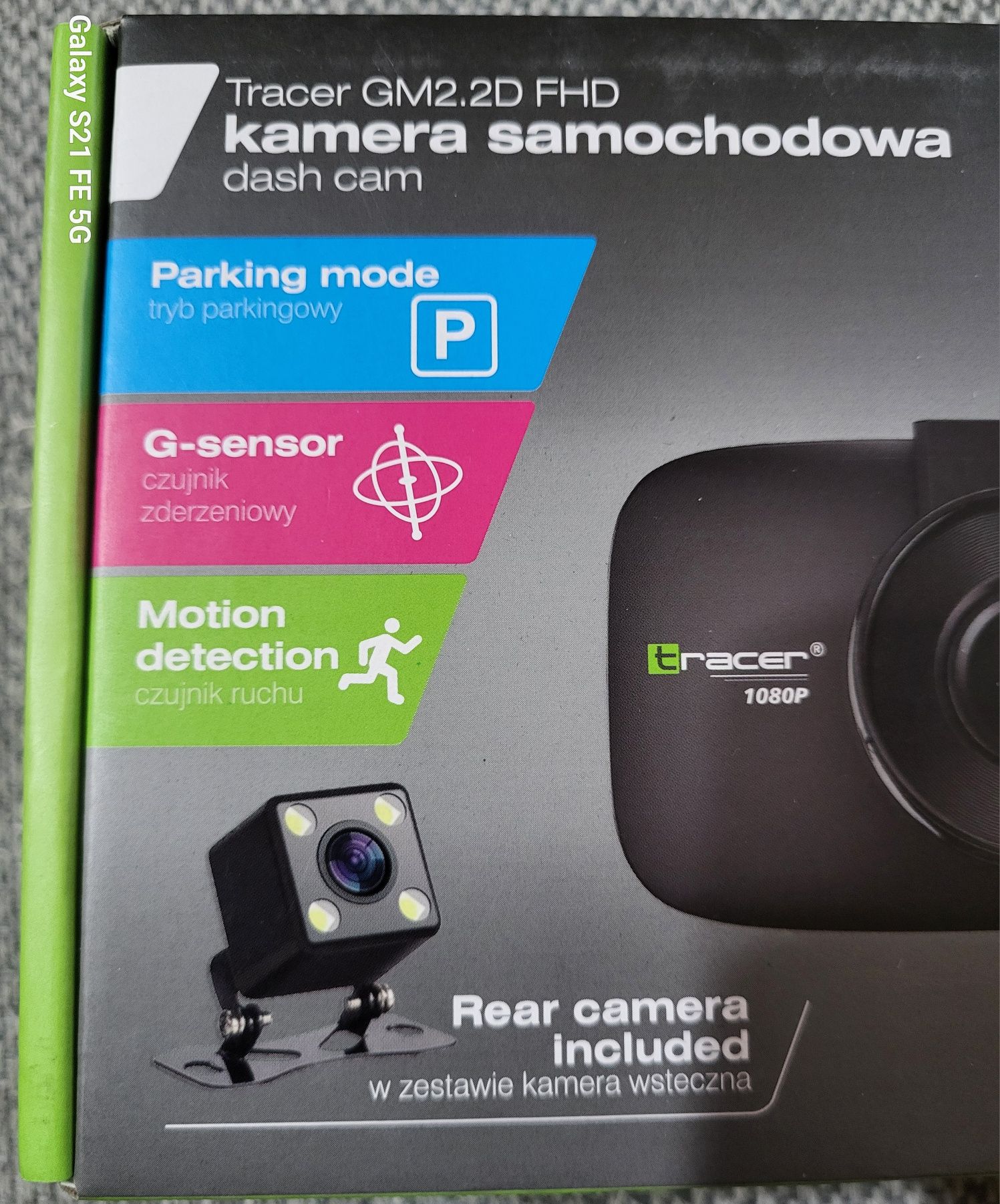 NOWA Kamera samochodowa Wideorejestrator TRACER GM2.2D FHD