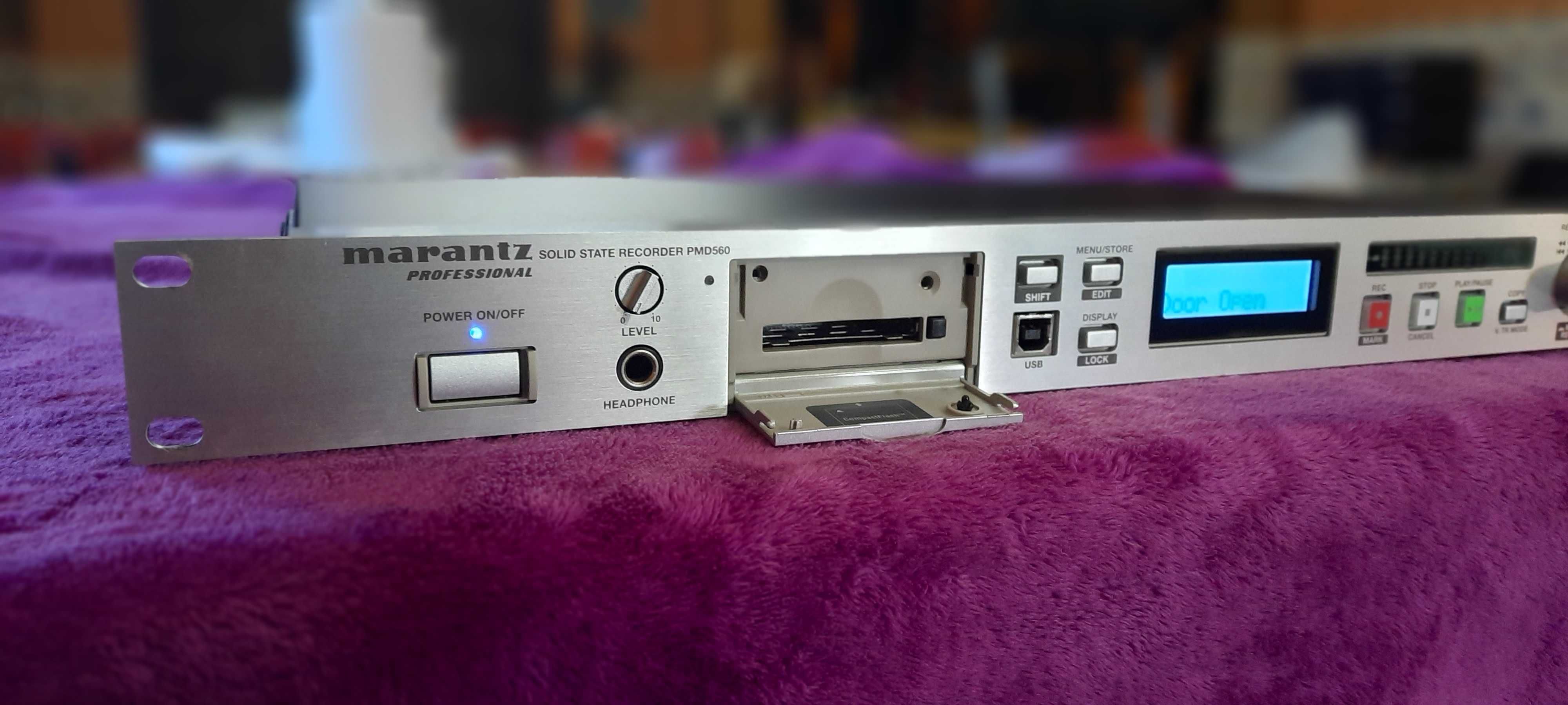 Gravador Audio MARANTZ PMD560 Professional Solid State Recorder