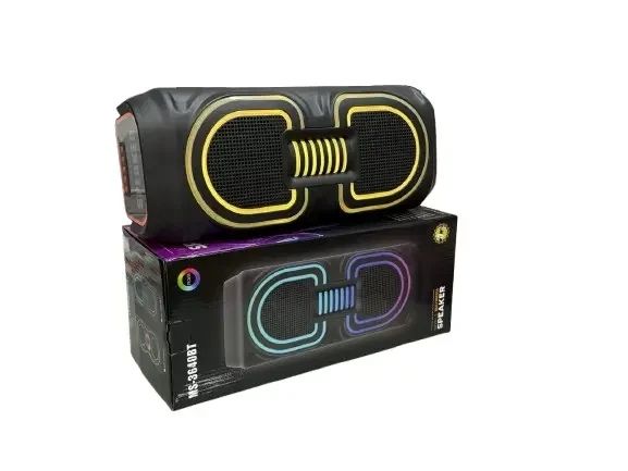 Колонка Bluetooth з мікрофонним входом та RGB підсвіткою