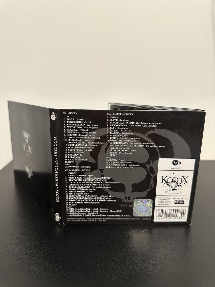 Płyty White House Kodex Trylogia 3CD