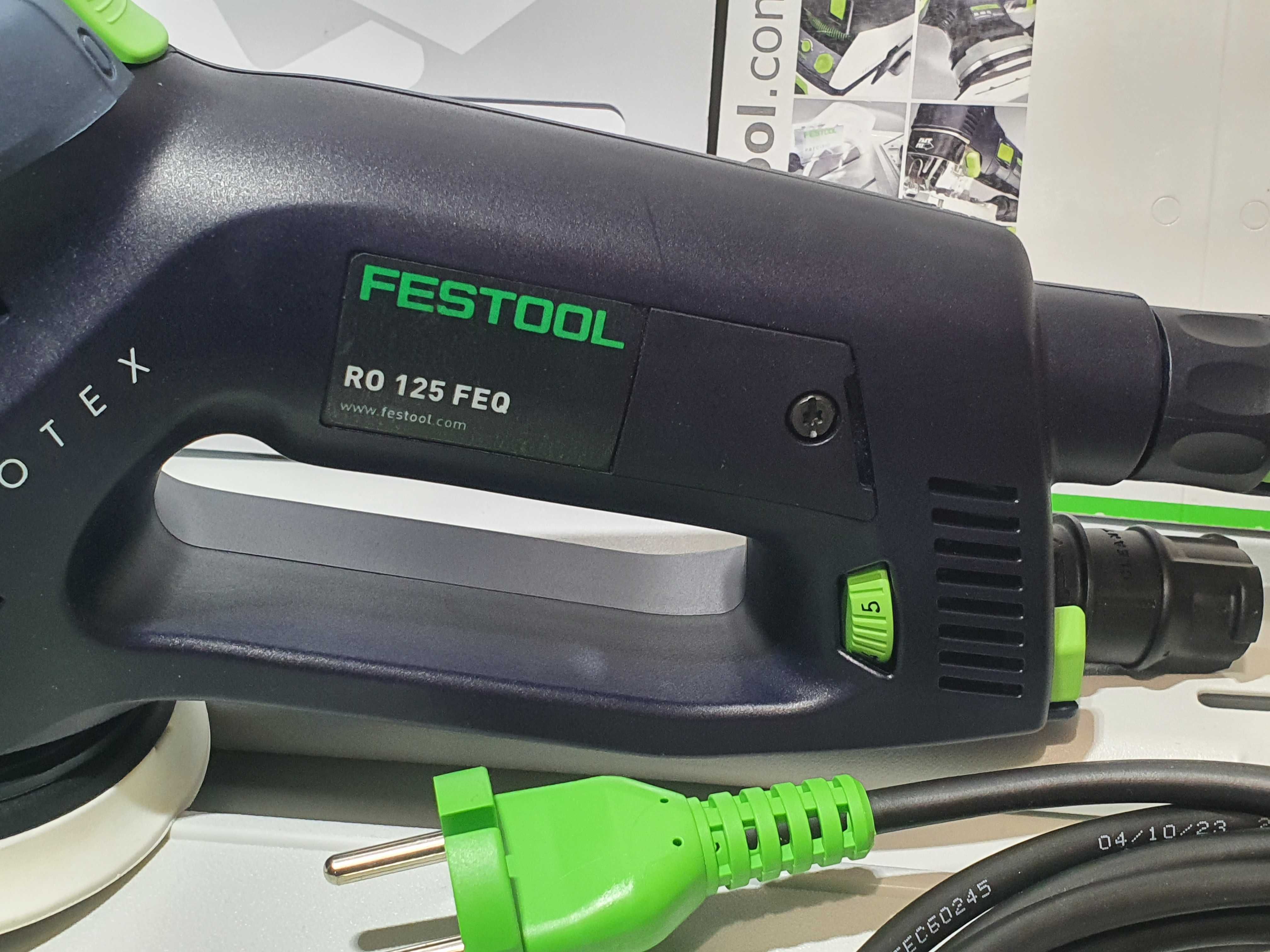 Rotacyjna szlifierka 3w1 Rotex FESTOOL RO 125 FEQ z kablem polerka