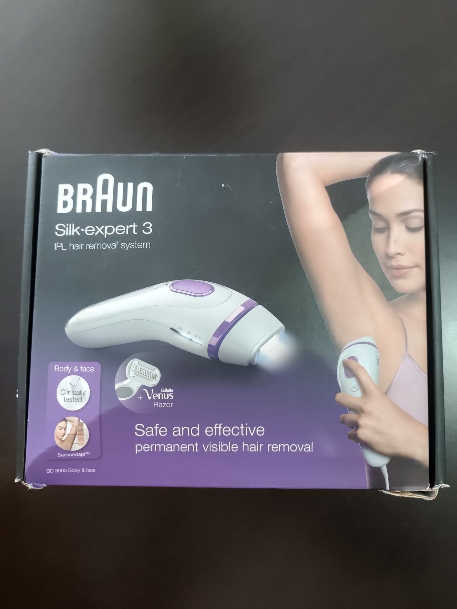 Depiladora a luz pulsada Braun