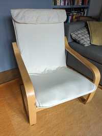 Fotel biały Ikea Poang
