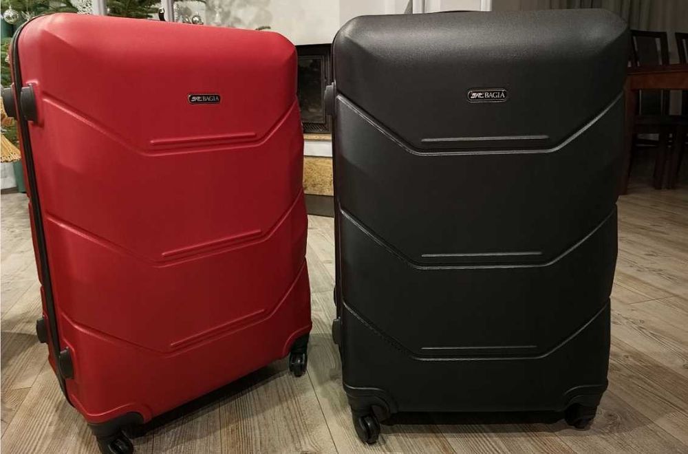 Bagia walizka duża Havana 100 litrów podszewka pasy mocujące wnętrze