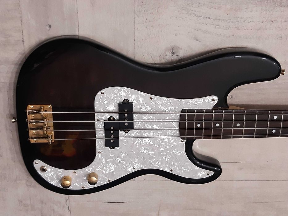 Piękna Gitara Basowa SX-Precision Bass-transparent brown- wysyłka Free