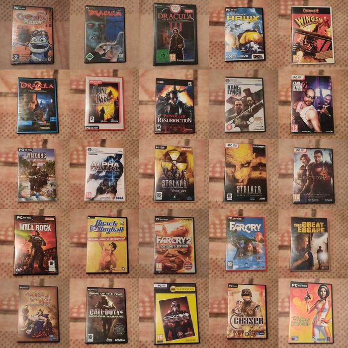Jogos PC BIG BOX & SMALL BOX - Novos Selados & Como Novos