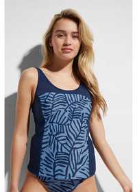 B.P.C granatowe tankini z nadrukiem ^46