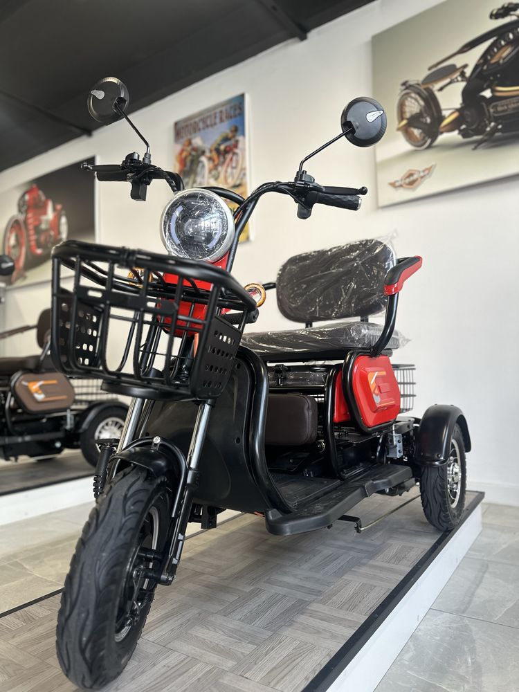 SCOOTER PARA ADULTO 3 lugares , elétrica sem carta, TRICICLO SL