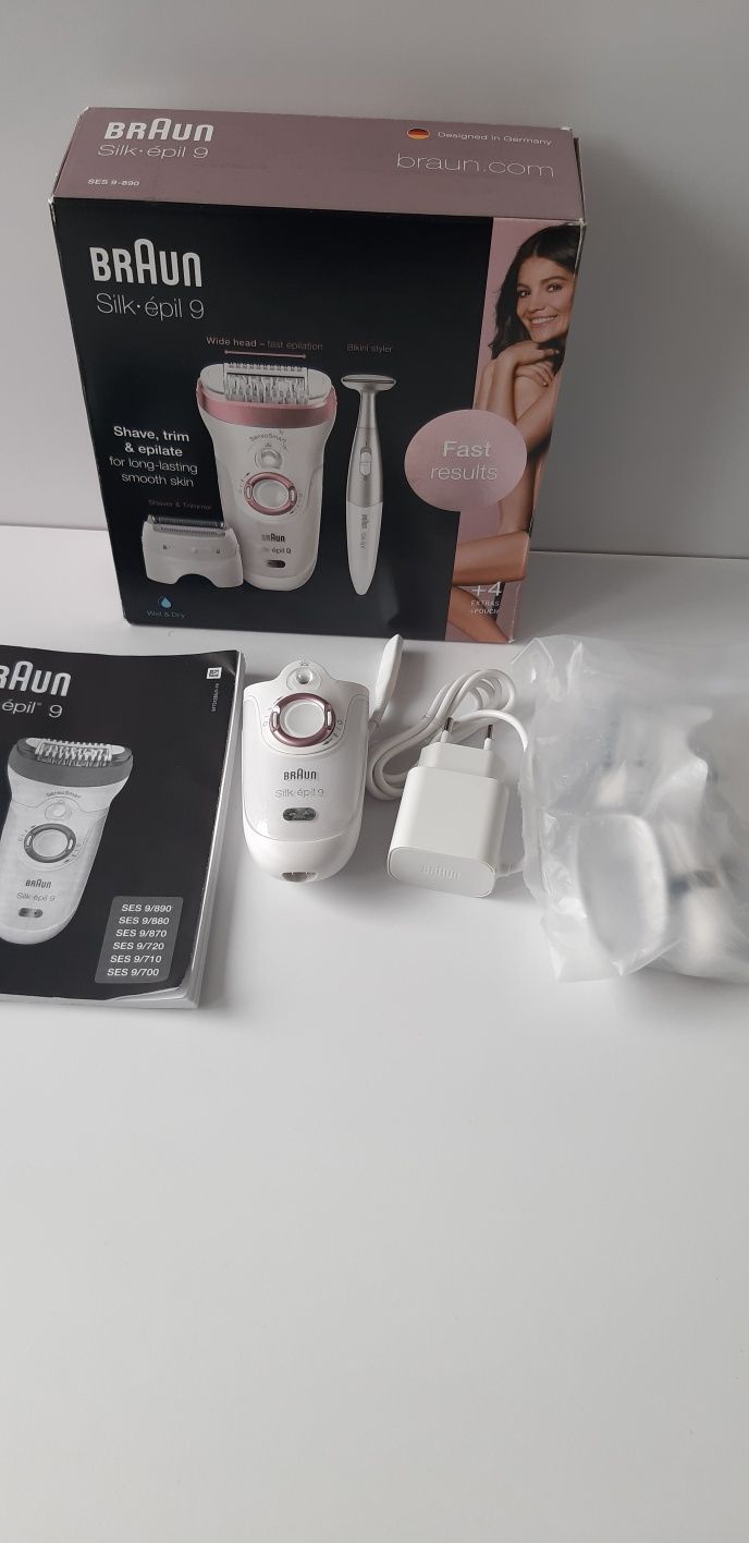 Depilator Braun Silk-épil 9-890 SensoSmart - NIEKOMPLETNY