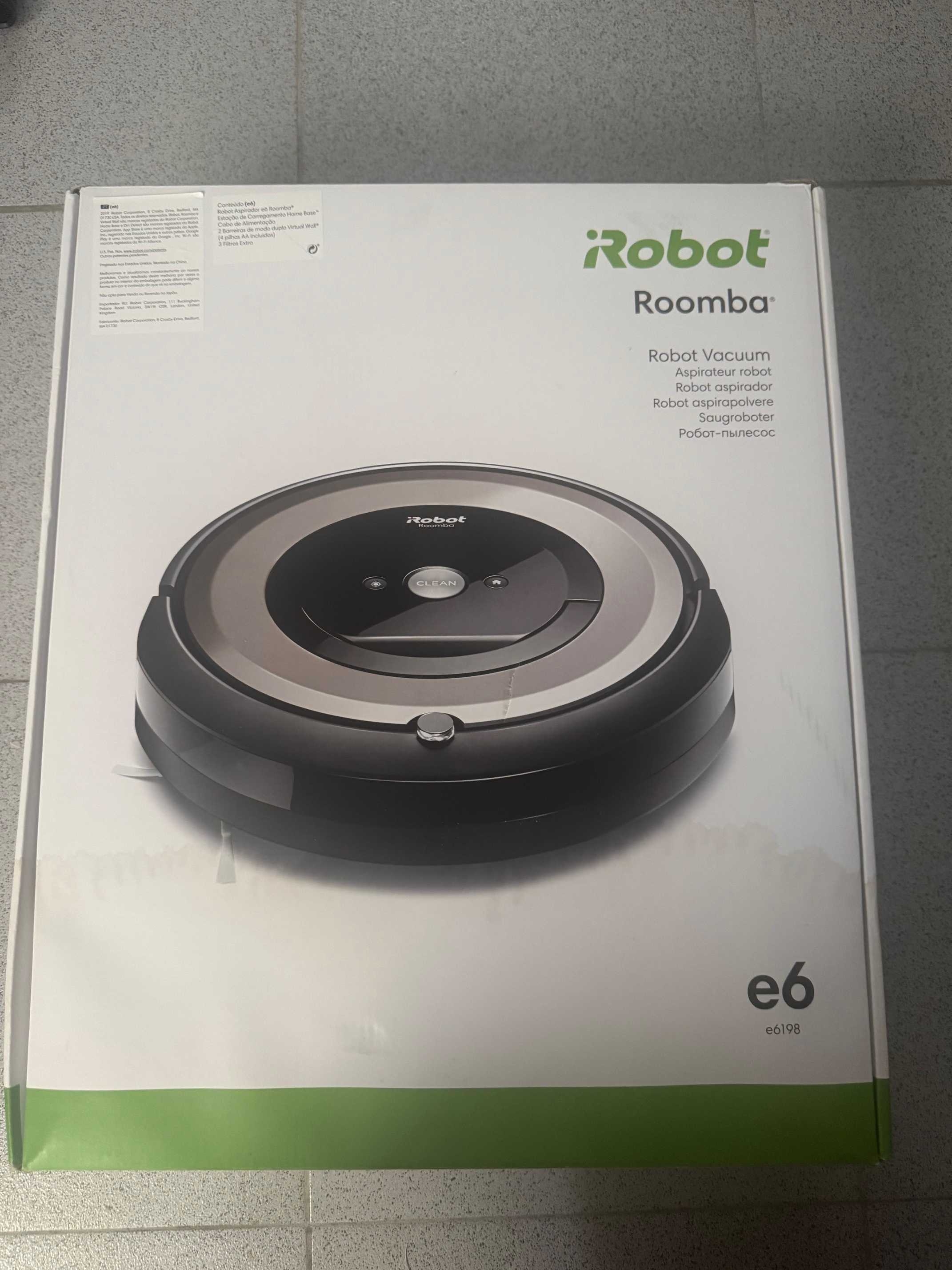 IRobot Roomba E6 com garantia incluindo de bateria - Excelente estado