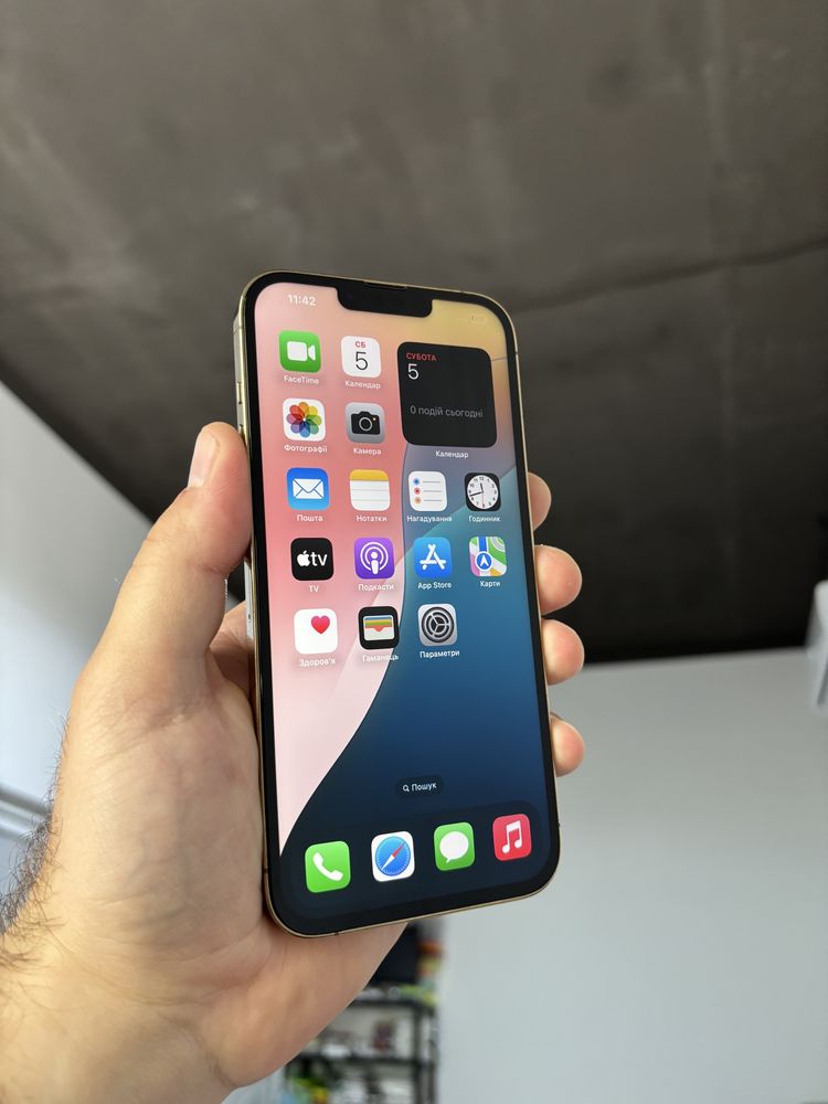 Apple iphone 13 Pro Max 128 gb золотий 99% акб як новий про макс