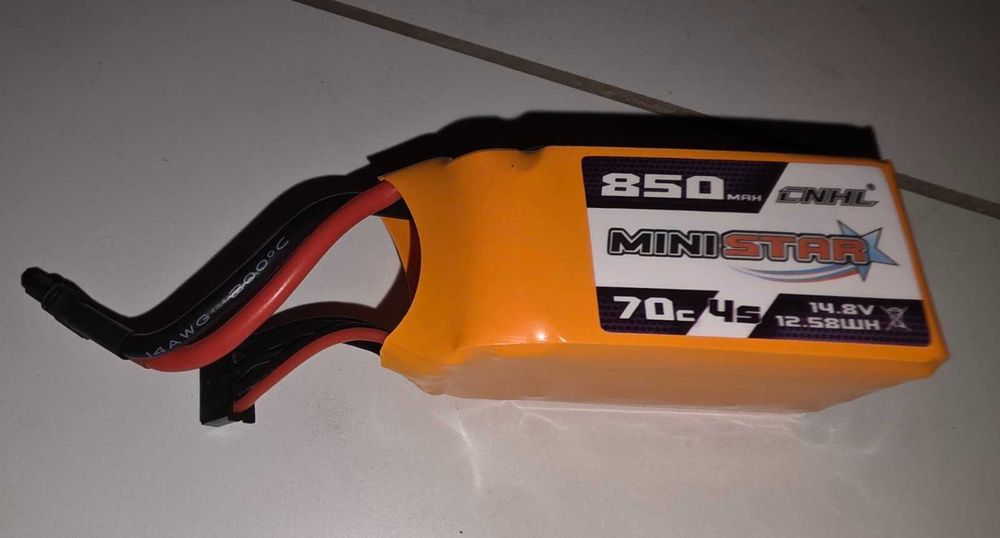 Акумулятор CNHL MiniStar 850 mAh 4S 70C для FPV-дронів