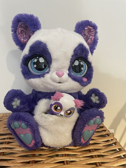 Peek A Roo Interaktywna Panda z Maleństwem