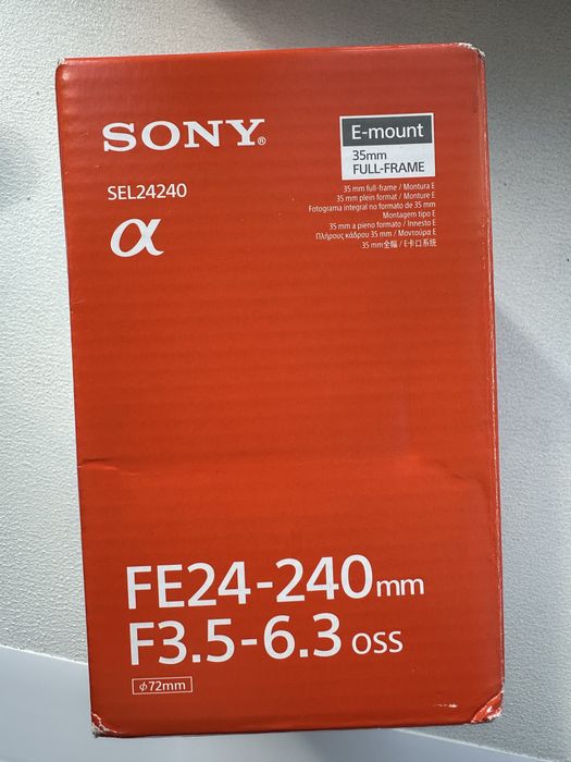 Об'єктив Sony FE 24-240mm f/3.5-6.3 (SEL24240)