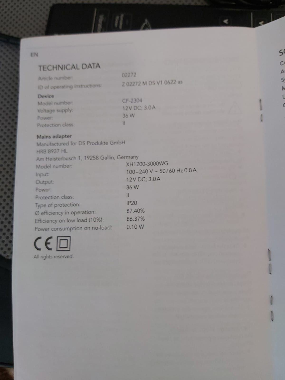 Mata masująca Vital Maxx