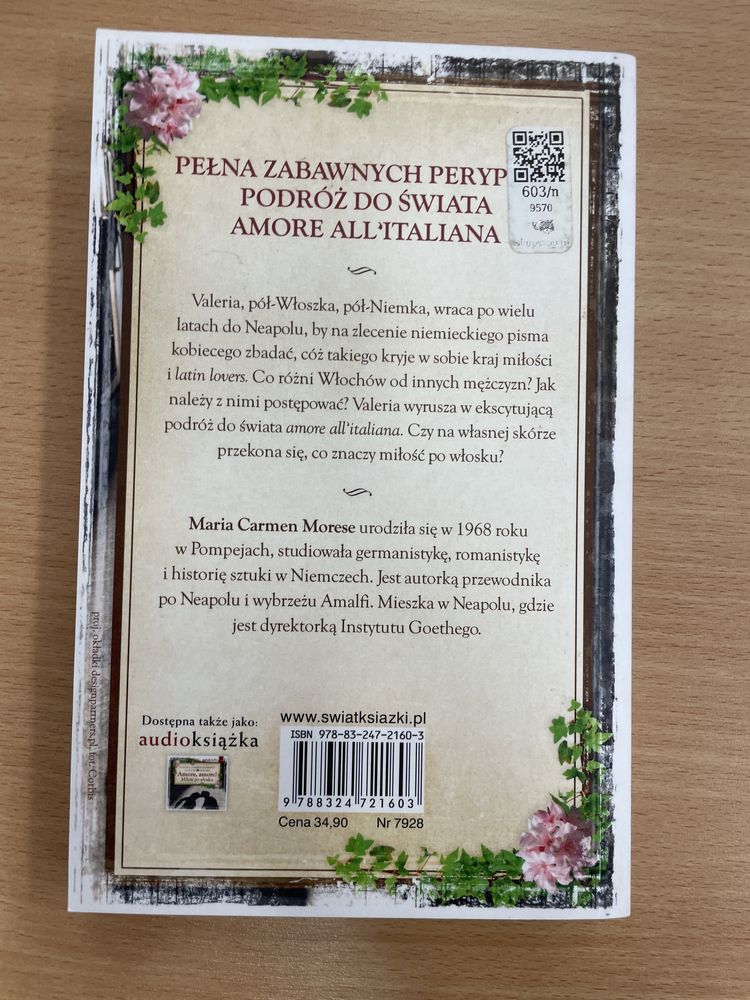Amore Amore miłość po włosku Maria Carmen morese