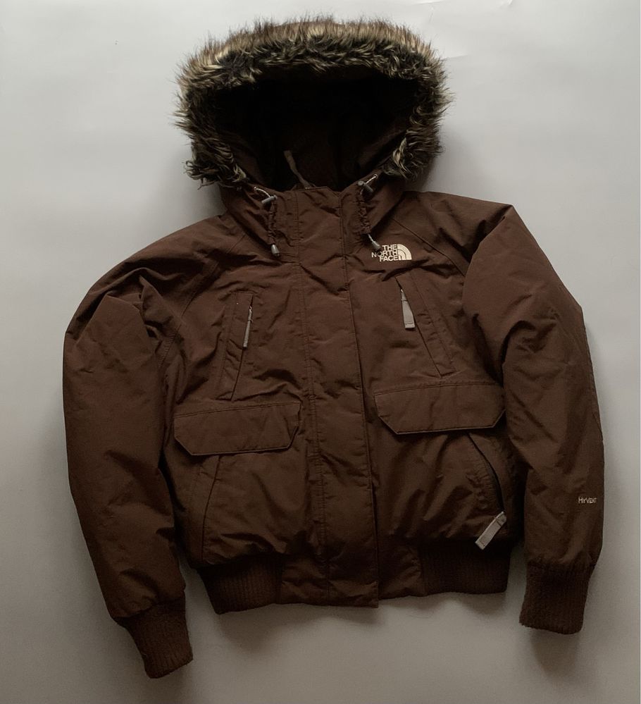 Пуховик куртка The North face 700 hyvent down jacket brown