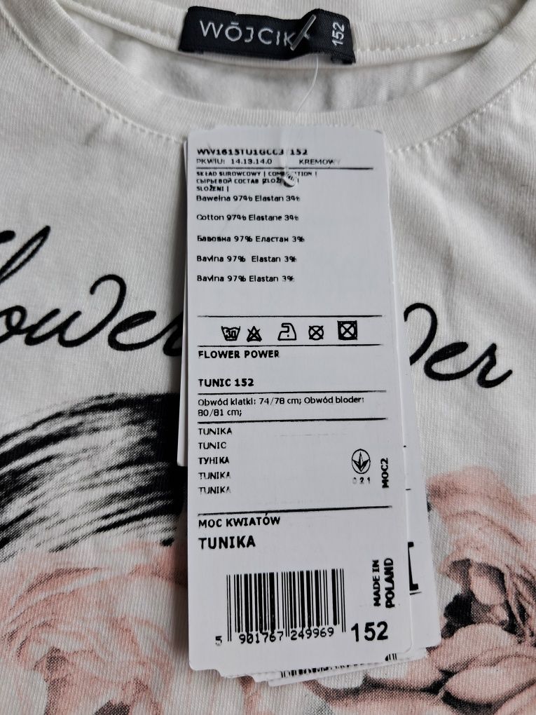 Legginsy + tunika Wójcik r.152 Nowe