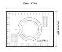 Силиконовый коврик для выпекания и раскатки  40 *30  см