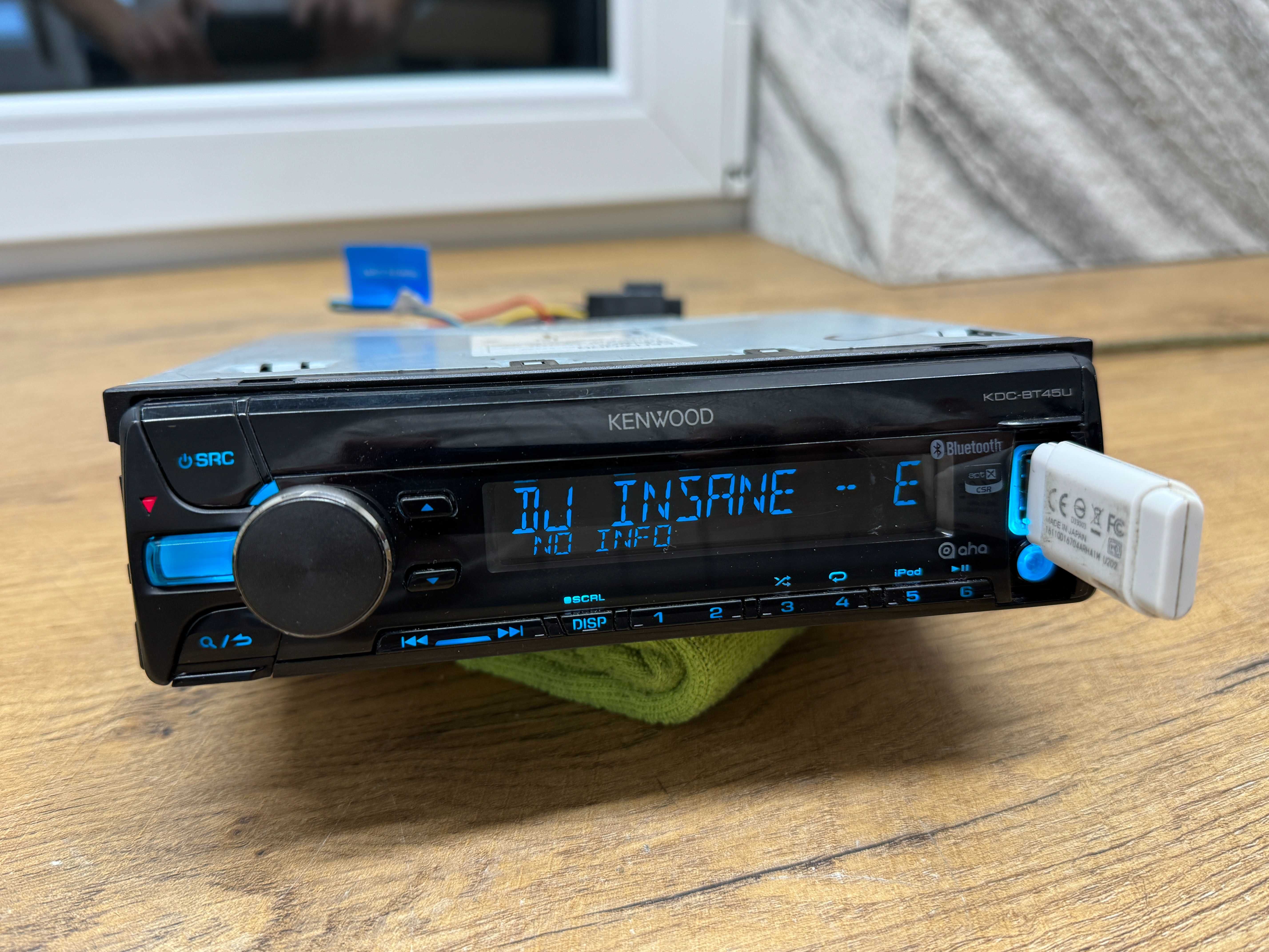 Radio samochodowe Kenwood KDC-BT45U