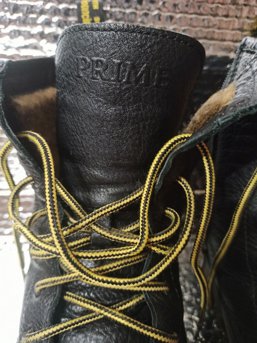 Шкіряні черевики зимові 30 см