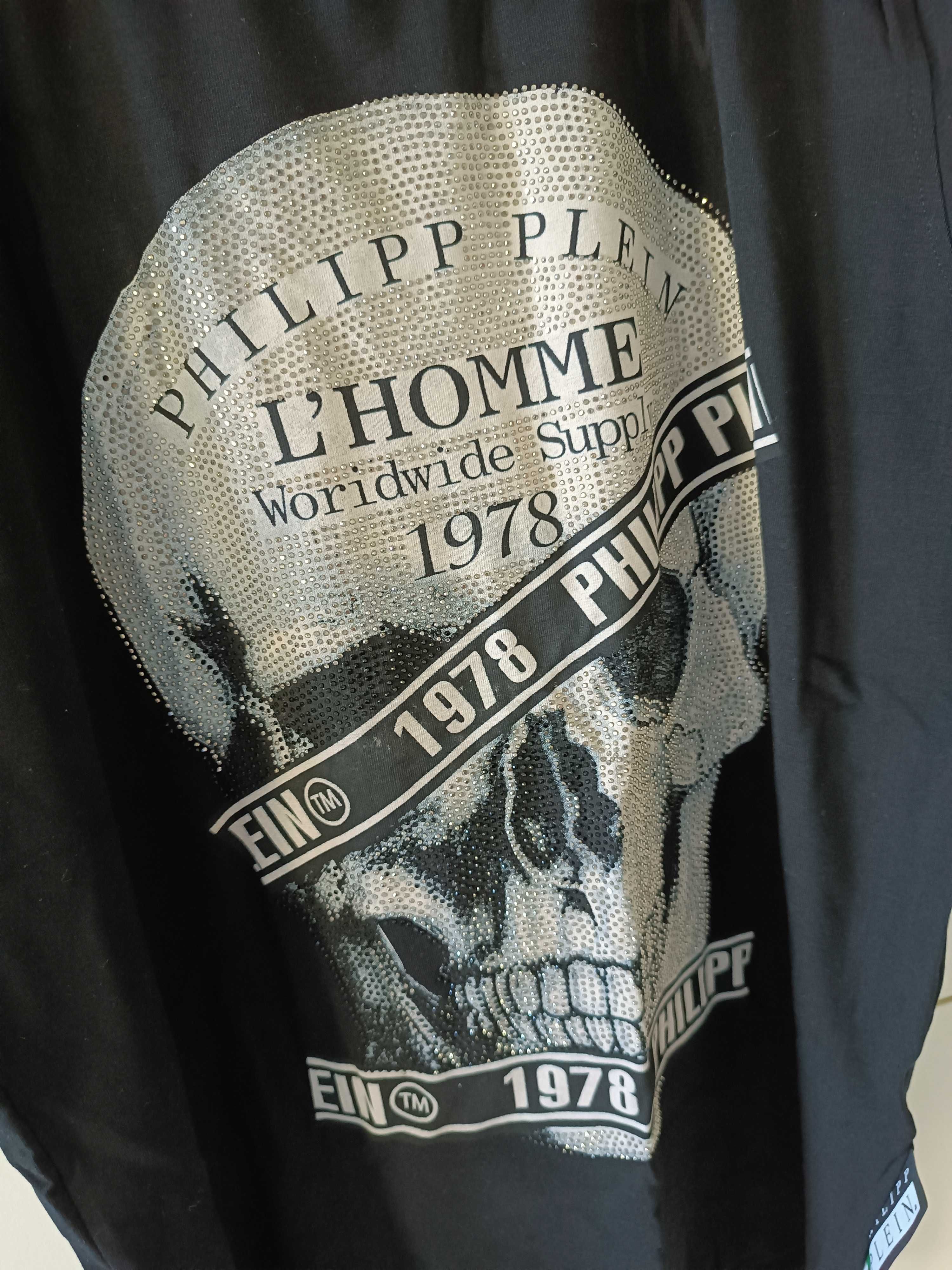 NOWA Philipp Plein Couture Men koszulka T-shirt 1978 czaszka czacha L