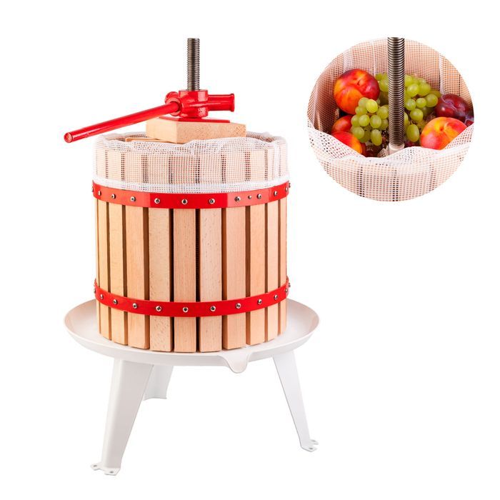 Prasa śrubowa do owoców 12 l - średnica 24 cm