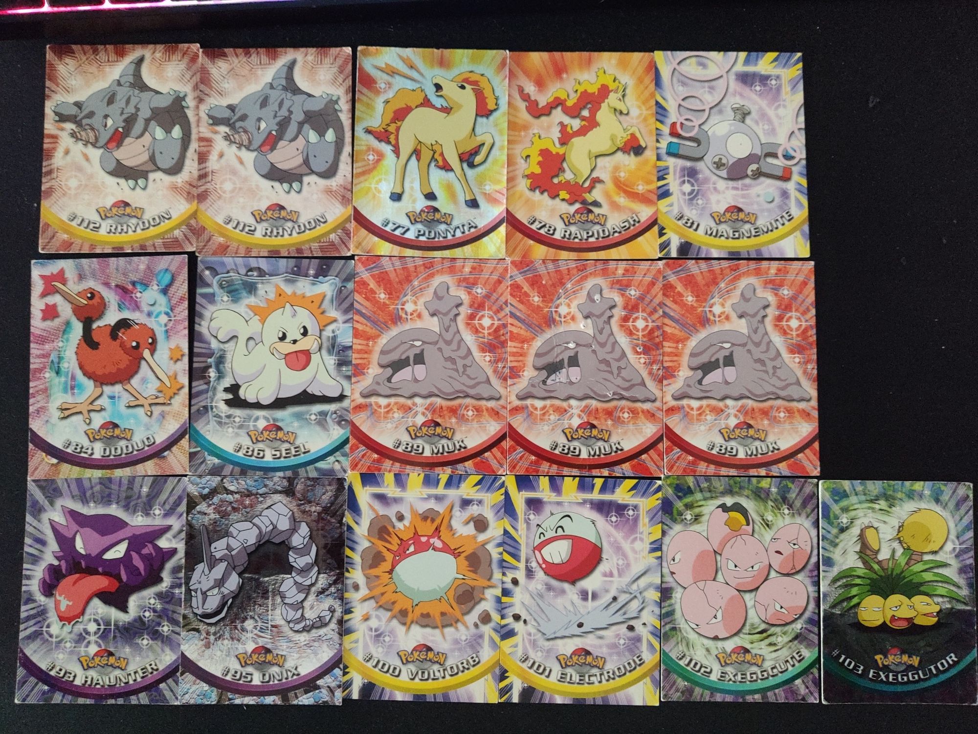 Pokémon tops cards