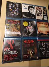 9 Blu-ray: Peter Gabriel, Bob Dylan, Metallica, Foo Fighters...Selados