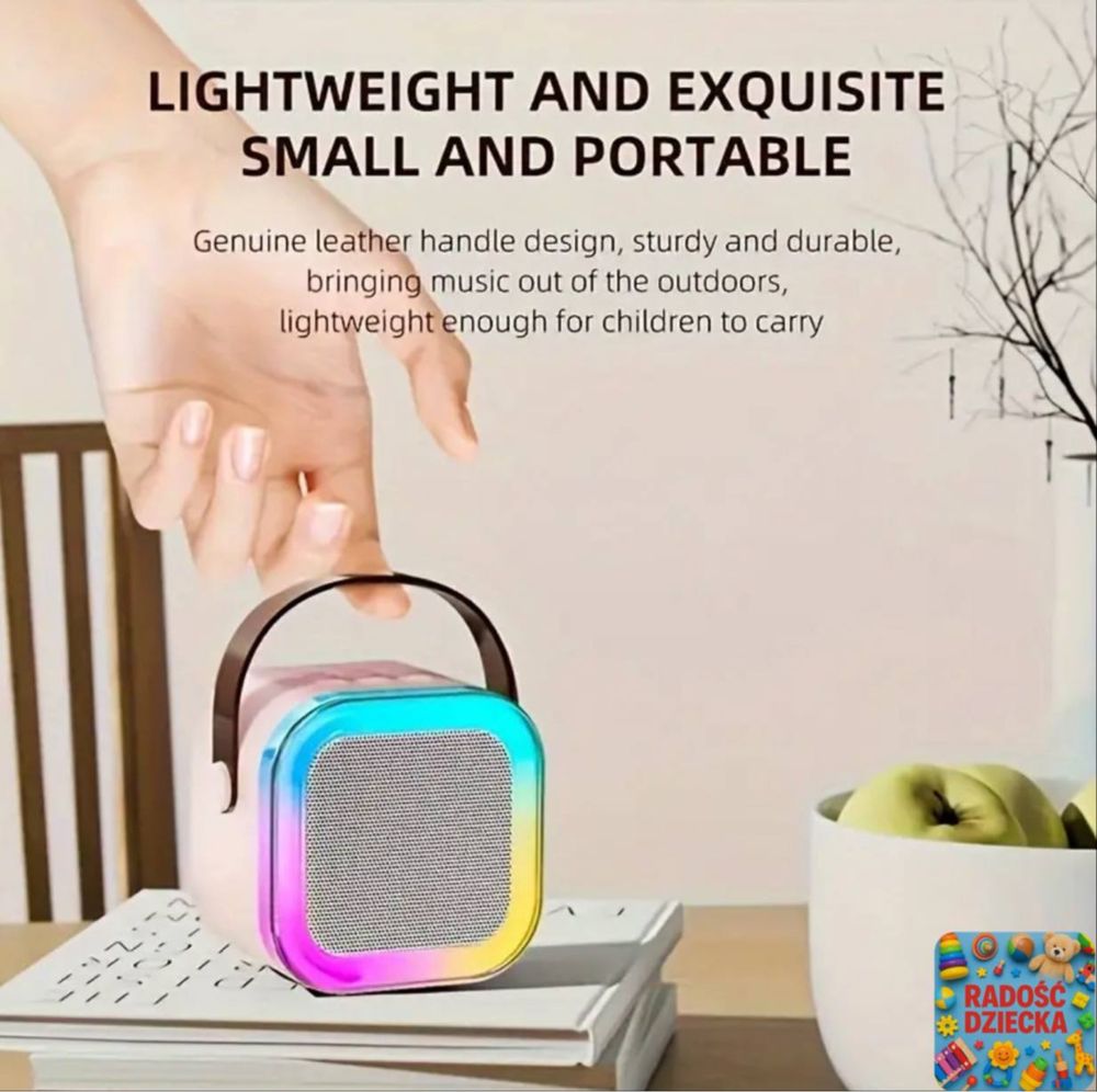 Bezprzewodowy Mikrofon Karaoke z Głośnikiem Bluetooth