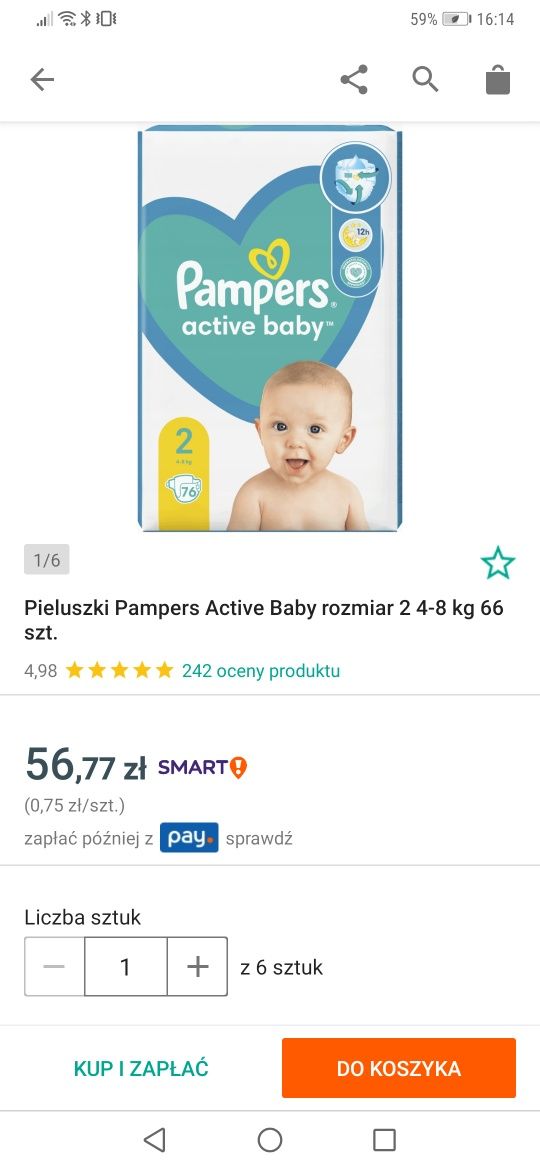 2 szt active baby 1 szt premium care