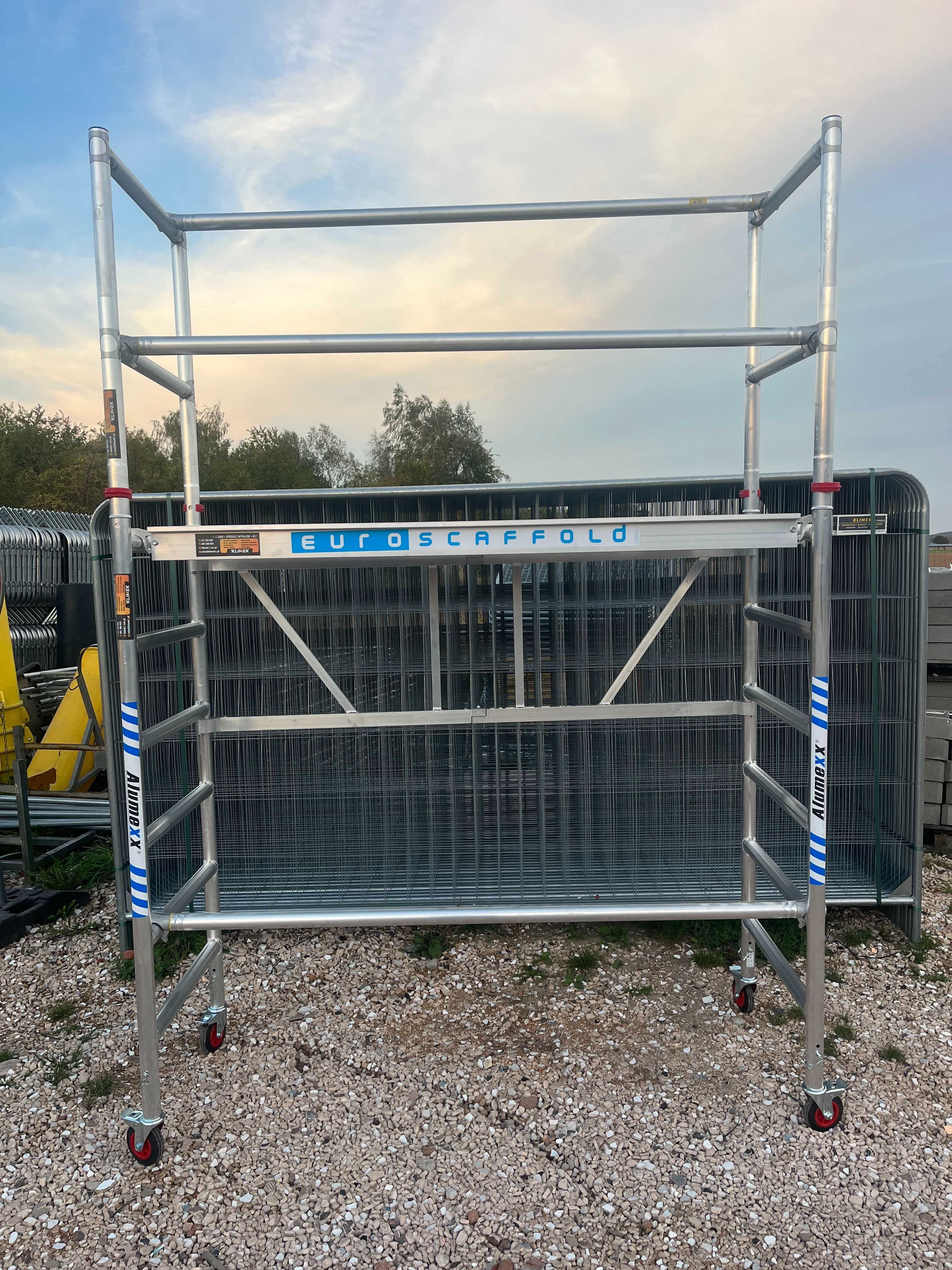Rusztowanie Aluminiowe Przejezdne Alumexx Wysokość Robocza  3,80m