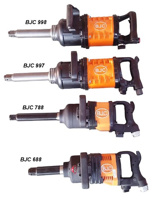 Klucz pneumatyczny udarowy 5000NM 1" BJC 997 /nasadki 32 + 33 mm/