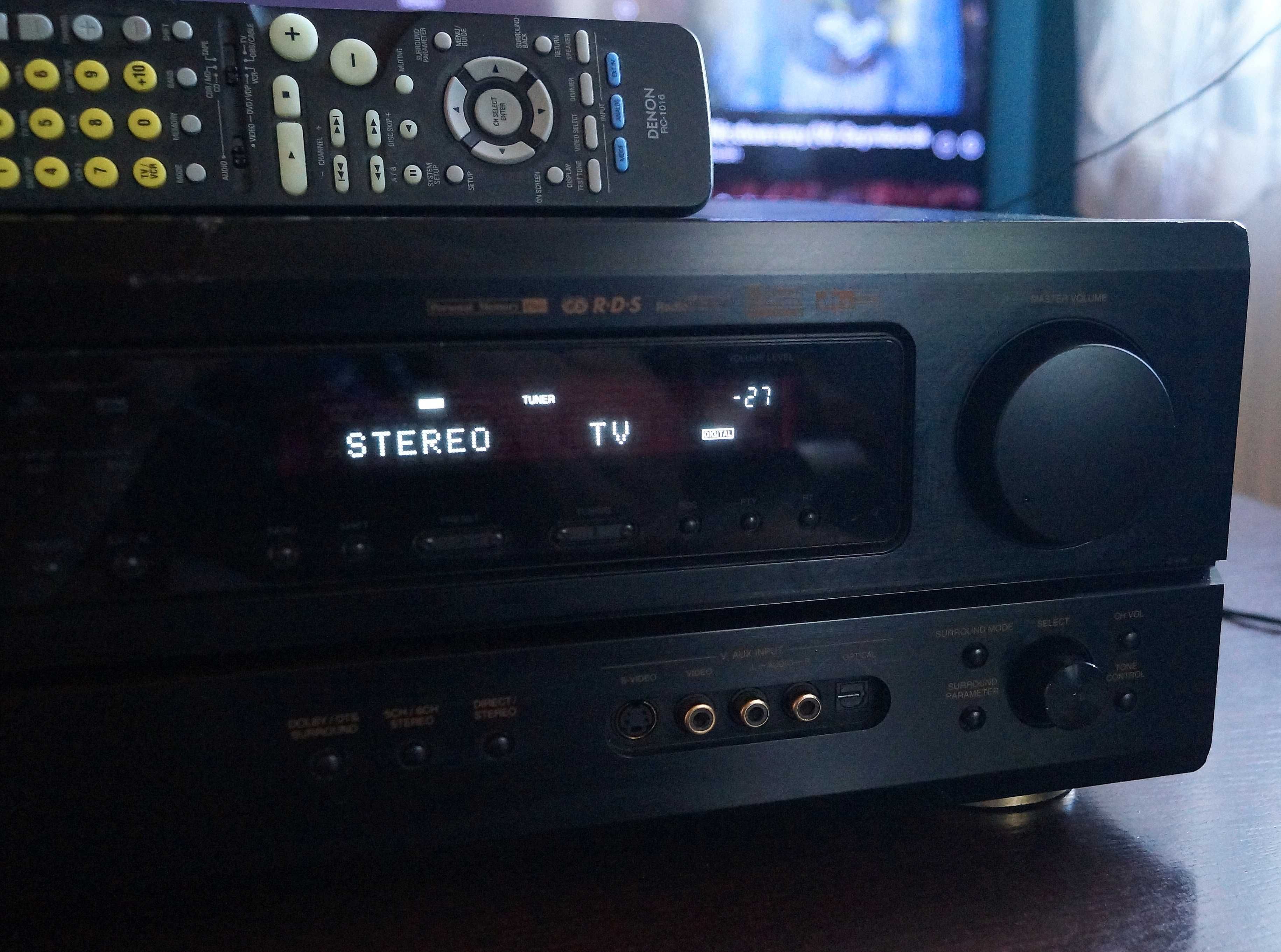 Mocny amplituner Denon Avr 1803 oryginalny pilot wysyłka