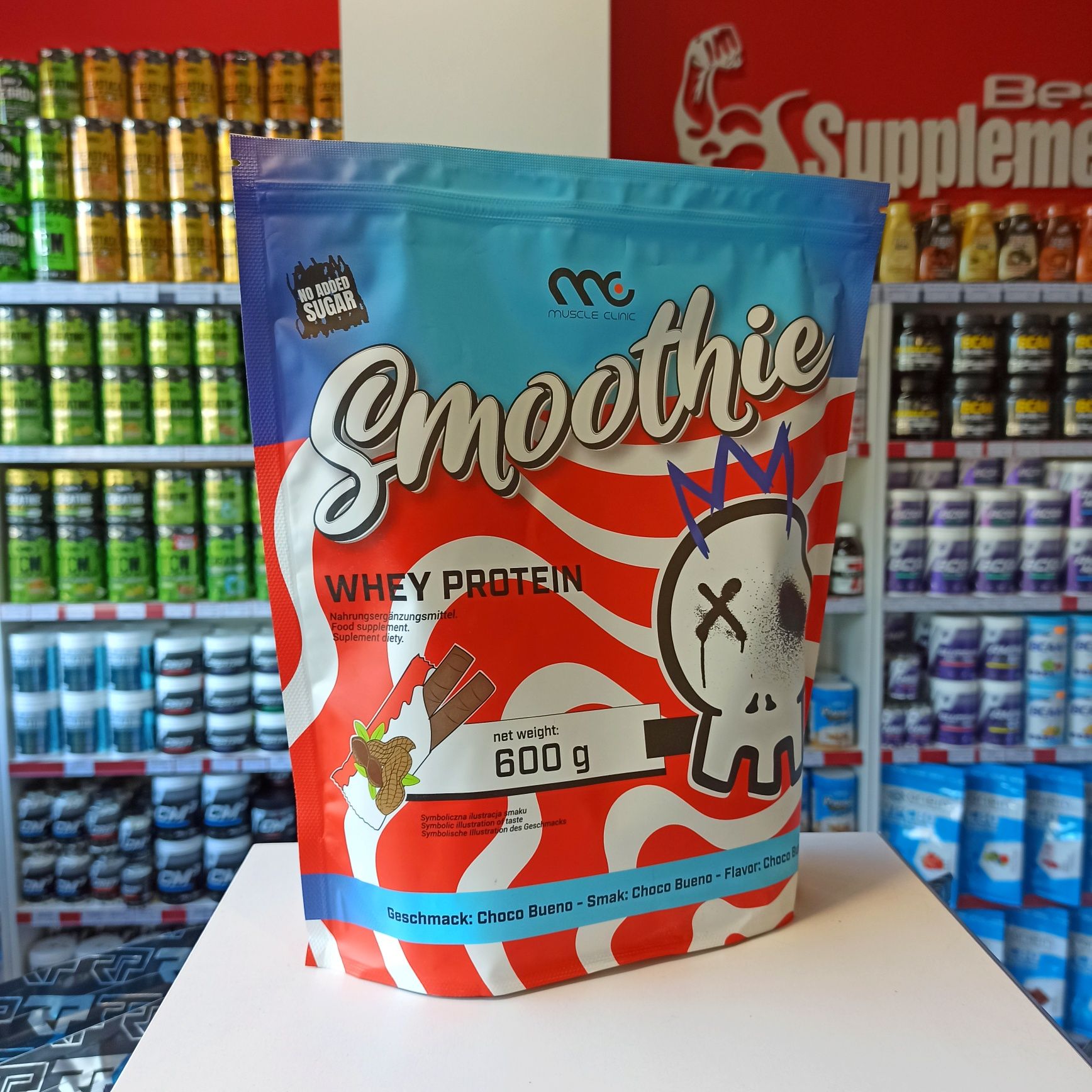 Muscle Clinic Smoothie Whey 600g Szejk Wysokobiałkowy Białko WPC