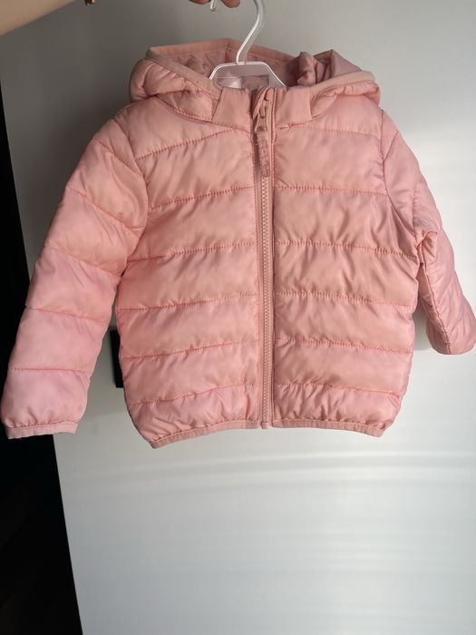 Kurtka puffer z kapturem kurtka pikowana H&M